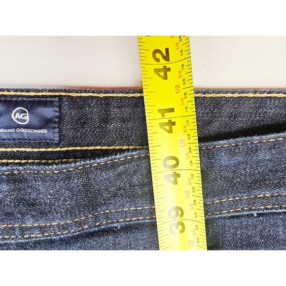 AG Adriano Goldschmied Size 42X30 Men The Graduate Tailored Leg Blue Denim Jeans - Picture 10 of 11